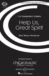 Help Us, Great Spirit SATB choral sheet music cover